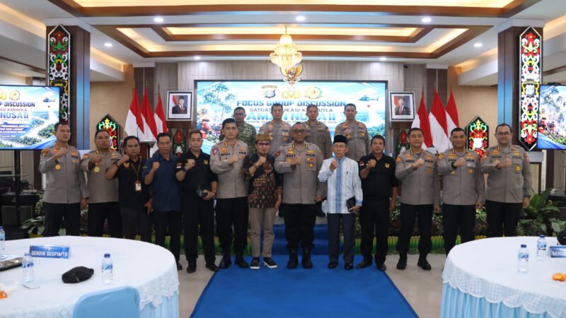 FGD Strategi Mitigasi Karhutla, Polda Kalteng Bahas Karakteristik Lahan Gambut yang Mudah Terbakar