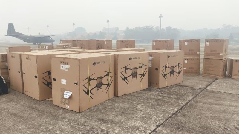 Kodam Xxii/Tb Terima Bantuan Drone Dari Kemenhan Ri Untuk Penanganan Karhutla