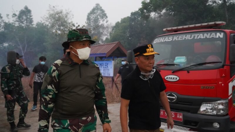 Bersatu Hadapi Karhutla, Pangdam XXII/TB, Gubernur dan Kapolda Turun Langsung