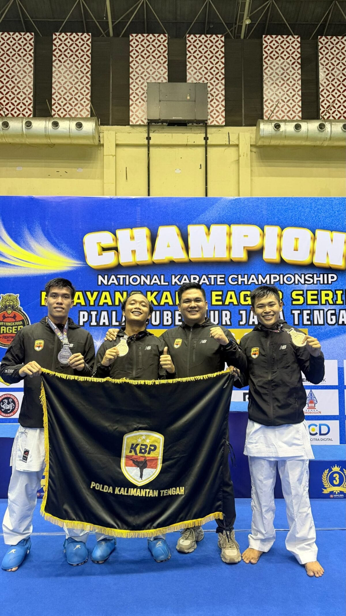 Tim Karate Polda Kalteng Borong Prestasi di Bhayangkara Eiger Series II Piala Gubernur Jateng 2026
