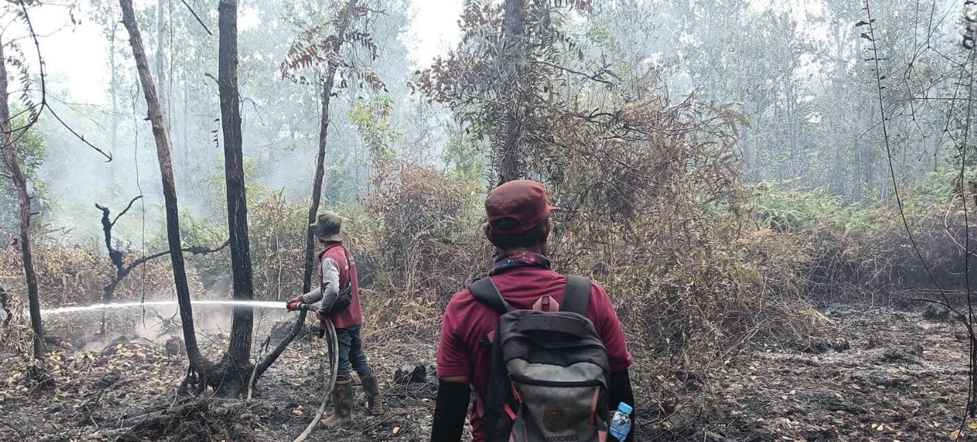 TTA Group Dukung Pemadaman hingga Pendinginan Karhutla di Kapuas