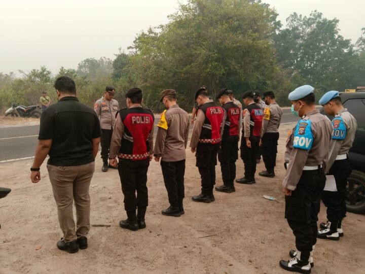 Sebelum Pengamanan Eksekusi Sebidang Tanah, Polresta Palangka Raya Gelar Apel Persiapan