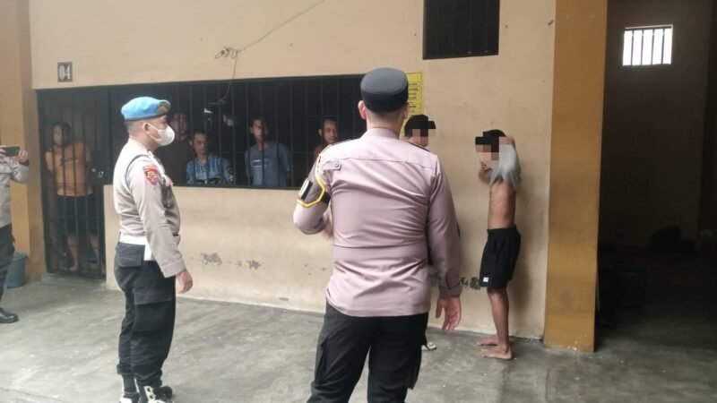 Perkuat Pengawasan, Pamapta II SPKT Pastikan Kondisi Tahanan Tetap Aman
