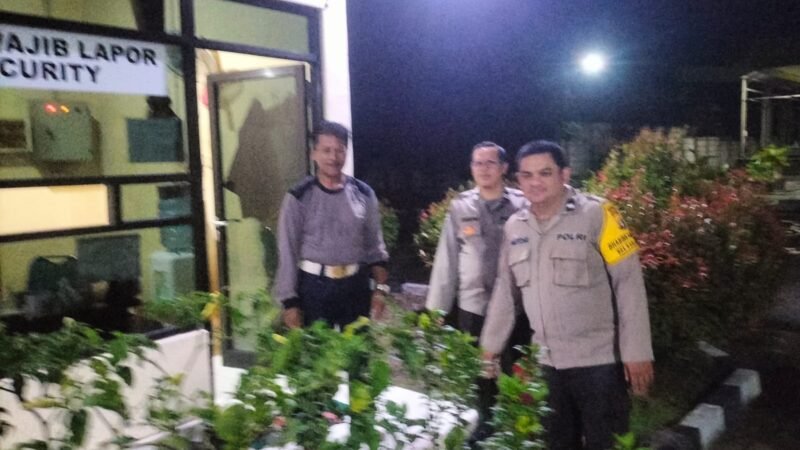 Lagi,  PT. Sahabat Energi Tujuan Piket Polsek Bukit Batu Gelar Patroli Dialogisnya
