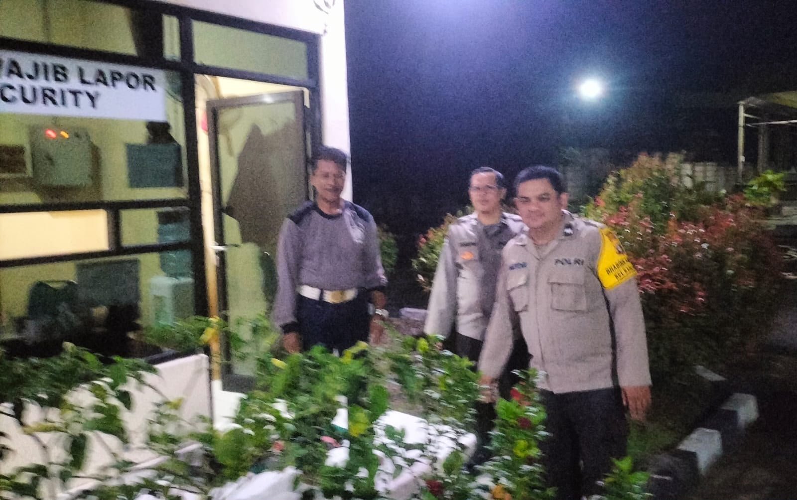 Lagi,  PT. Sahabat Energi Tujuan Piket Polsek Bukit Batu Gelar Patroli Dialogisnya
