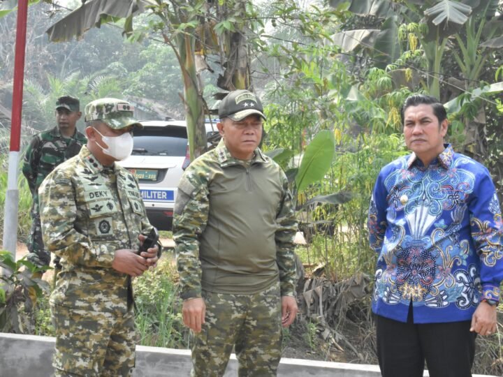 Pangdam XXII/TB Tinjau Lokasi Sumur Bor di Pulang Pisau