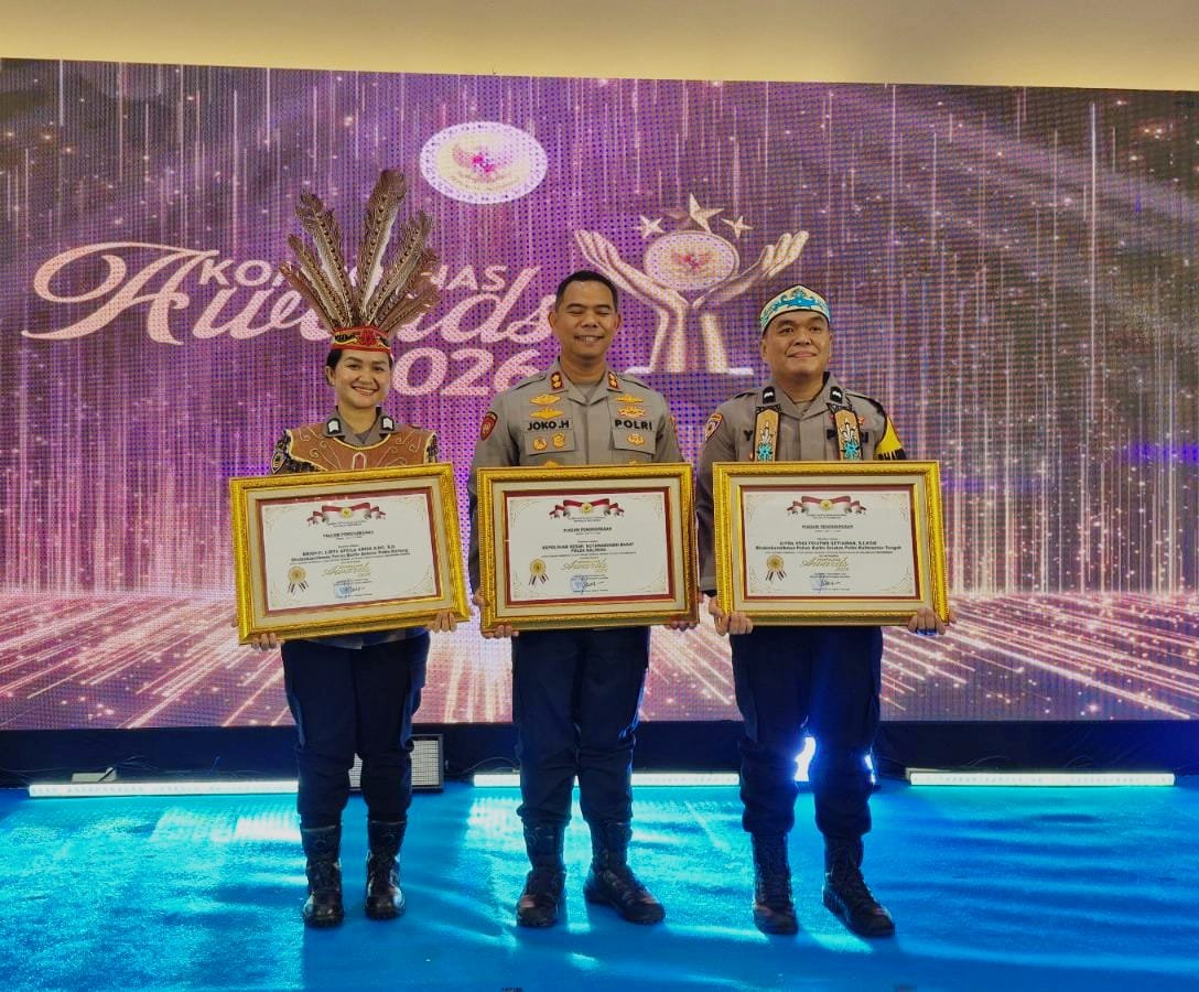 Luar Biasa, Polda Kalteng Raih 4 Penghargaan Kompolnas Award 2026