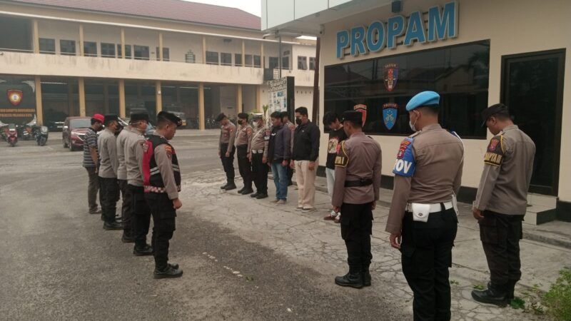 Pastikan Dinas Berjalan Optimal, Pamapta I SPKT Pimpin Apel Serah Terima Piket