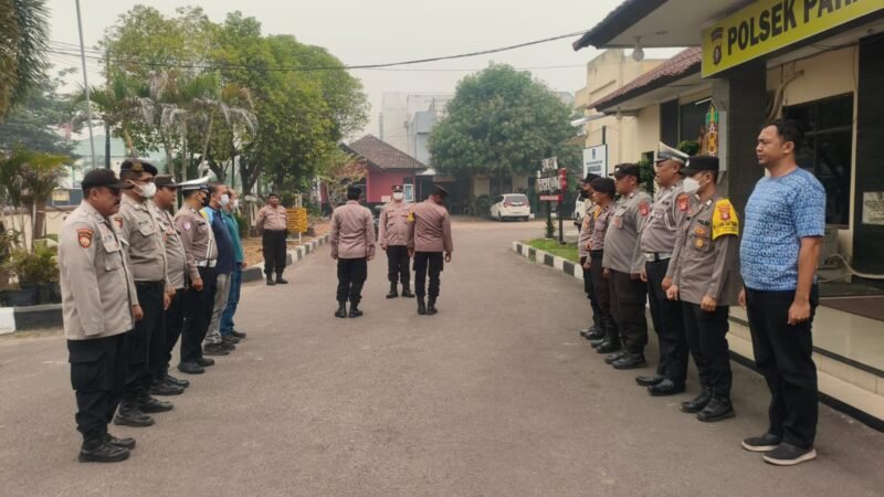 Siap Berikan Pelayanan Prima, Polsek Pahandut Gelar Apel Serah Terima