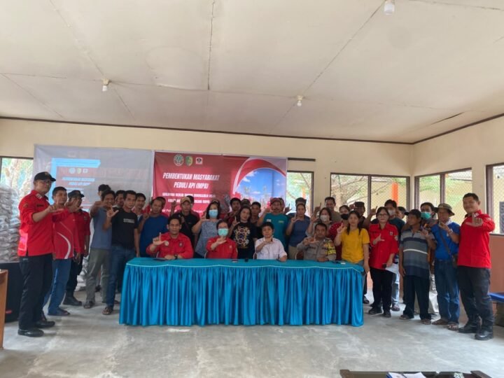 Bentuk MPA Sei Gohong, Polsek Bukit Batu Perkuat Pencegahan Karhutla