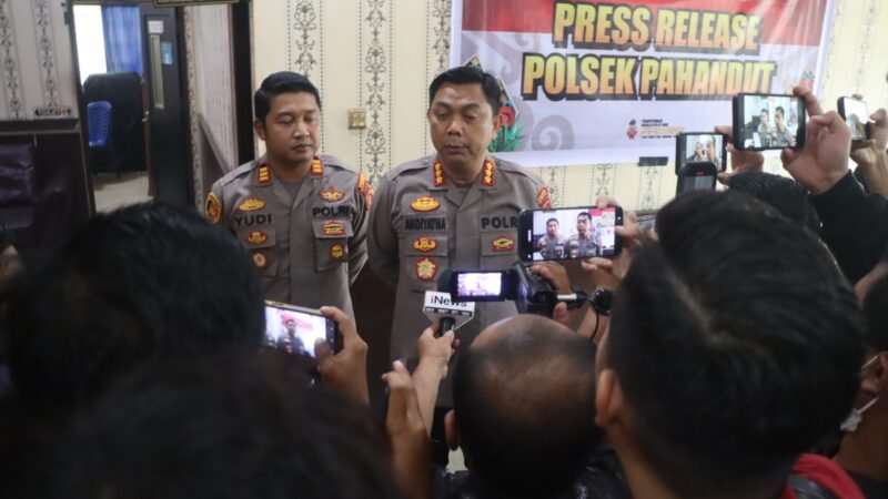Press Release Pembunuhan, Kapolresta Palangka Raya Ungkap Kronologis dan Fakta Kasus