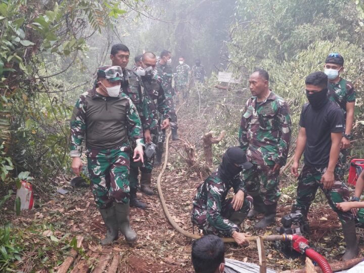 PANGDAM XXII/Tambun Bungai Tinjau Penanganan Karhutla, Pastikan Upaya Pemadaman Berjalan Optimal