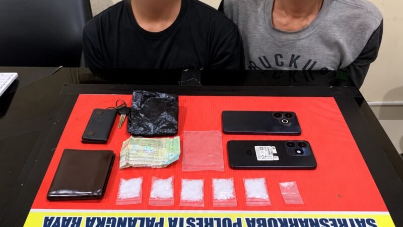 Satresnarkoba Polresta Palangka Raya Sita 25,93 Gram Diduga Sabu, Dua Pria Diamankan