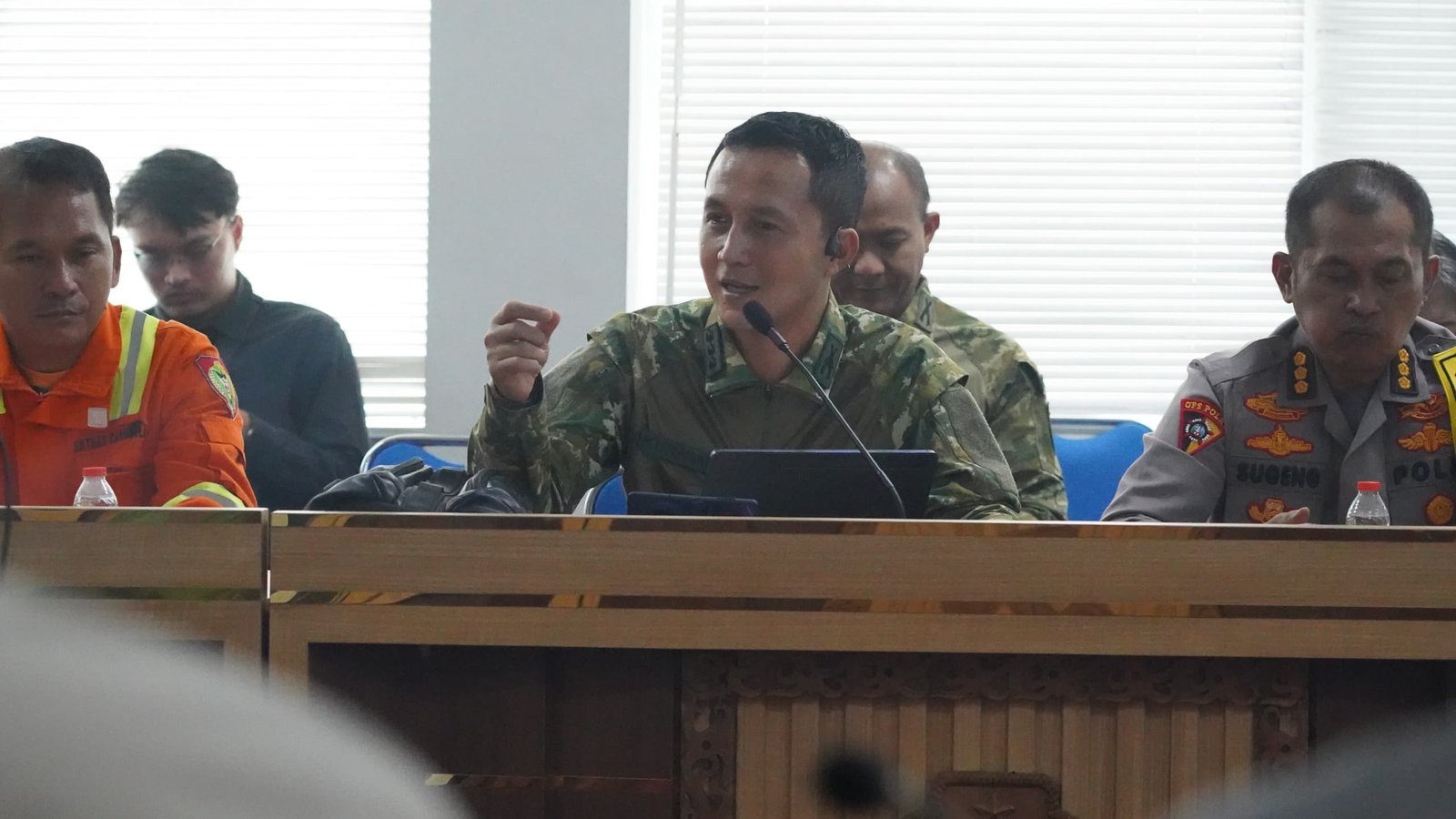 Pangdam XXII/TB Diwakili Dandim 1016/PLK Hadiri Rapat Evaluasi Status Tanggap Darurat Karhutla Kalteng