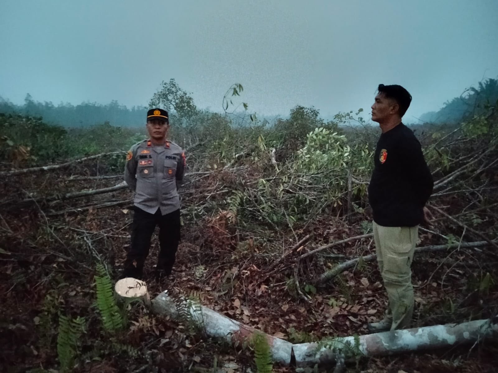 Cegah Karhutla, Polsek Rakumpit Gelar Patroli Gabungan Bersama MPA
