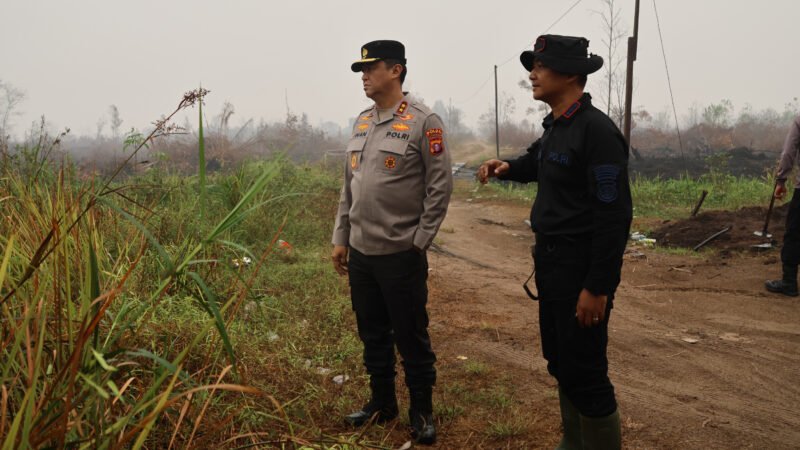 Fokus Penegakan Hukum Karhutla, Kapolda Kalteng Siagakan Pos Pam di Lahan Rawan Karhutla