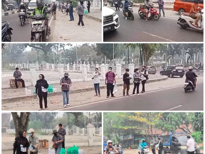 Insan Pers Kalteng Perkuat Pelayanan Sosial Lewat Aktivasi IKD dan Pembagian Masker Gratis