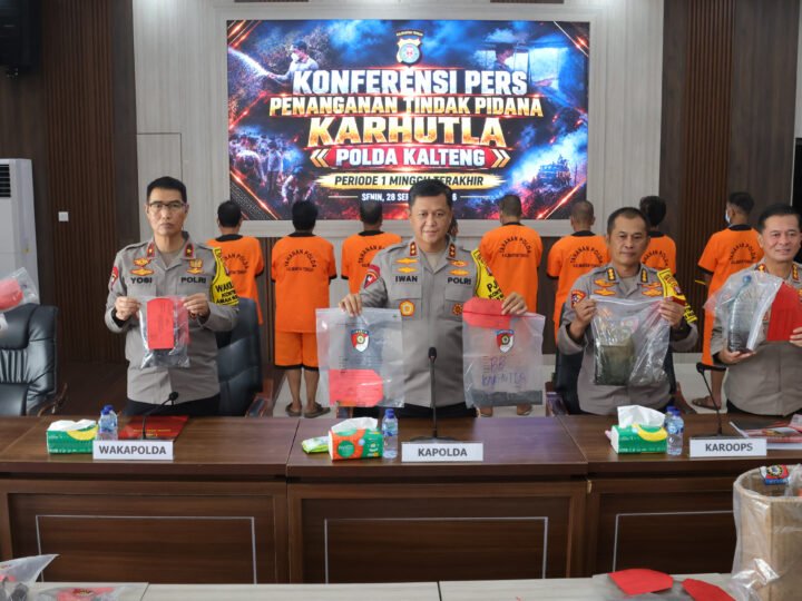 Polda Kalteng Tindak Tegas Pelaku Karhutla, 8 Tersangka Diciduk dan 12 Perusahaan Masuk Daftar Penyidikan