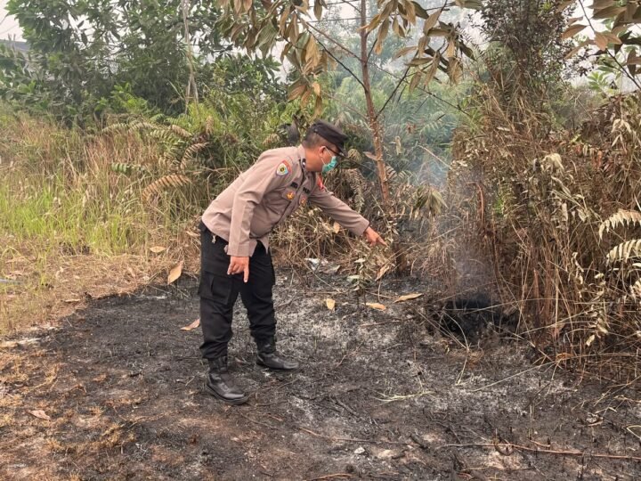 Tim KRYD Polresta Palangka Raya Bergerak Lakukan Patroli ke Area Rawan Karhutla