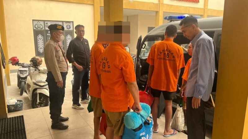 Penitipan 9 Tahanan, Sattahti Polresta Palangka Raya Pindahkan ke Lapas Kelas IIA