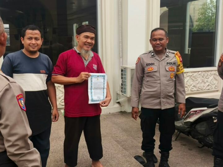Cegah Karhutla, Polsek Pahandut Sampaikan Maklumat Kapolda Kalteng kepada Tokoh Agama