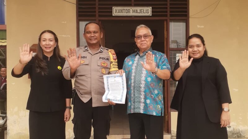 Cegah Karhutla, Polsek Pahandut Sosialisasikan Maklumat Kapolda Kalteng kepada Tokoh Agama