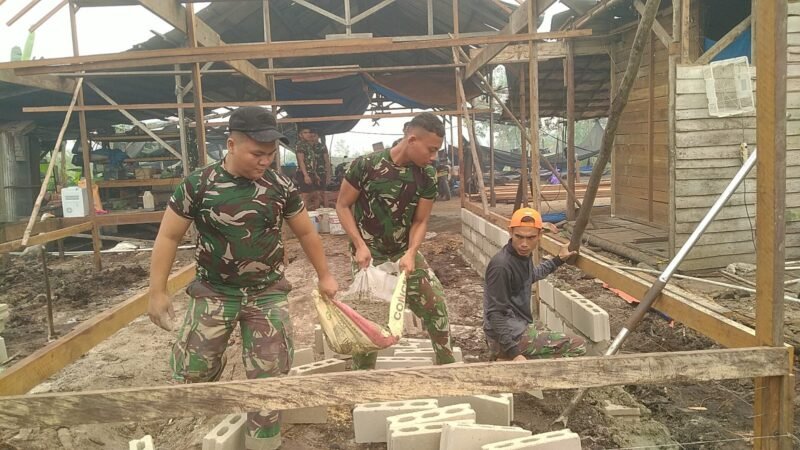 Pra TMMD, Kodim 1016/Plk Mulai Rehab Rumah Tidak Layak Huni