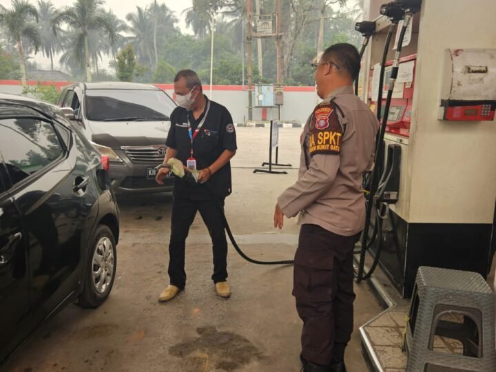 Patroli Dialogis, Polsek Bukit Batu Pantau Keamanan SPBU