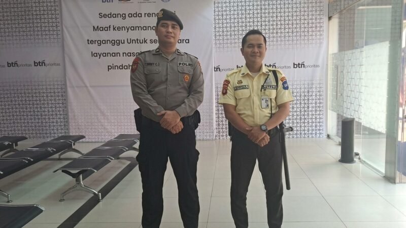 Perkuat Keamanan Perbankan, Satpamobvit Polresta Palangka Raya Bangun Sinergi