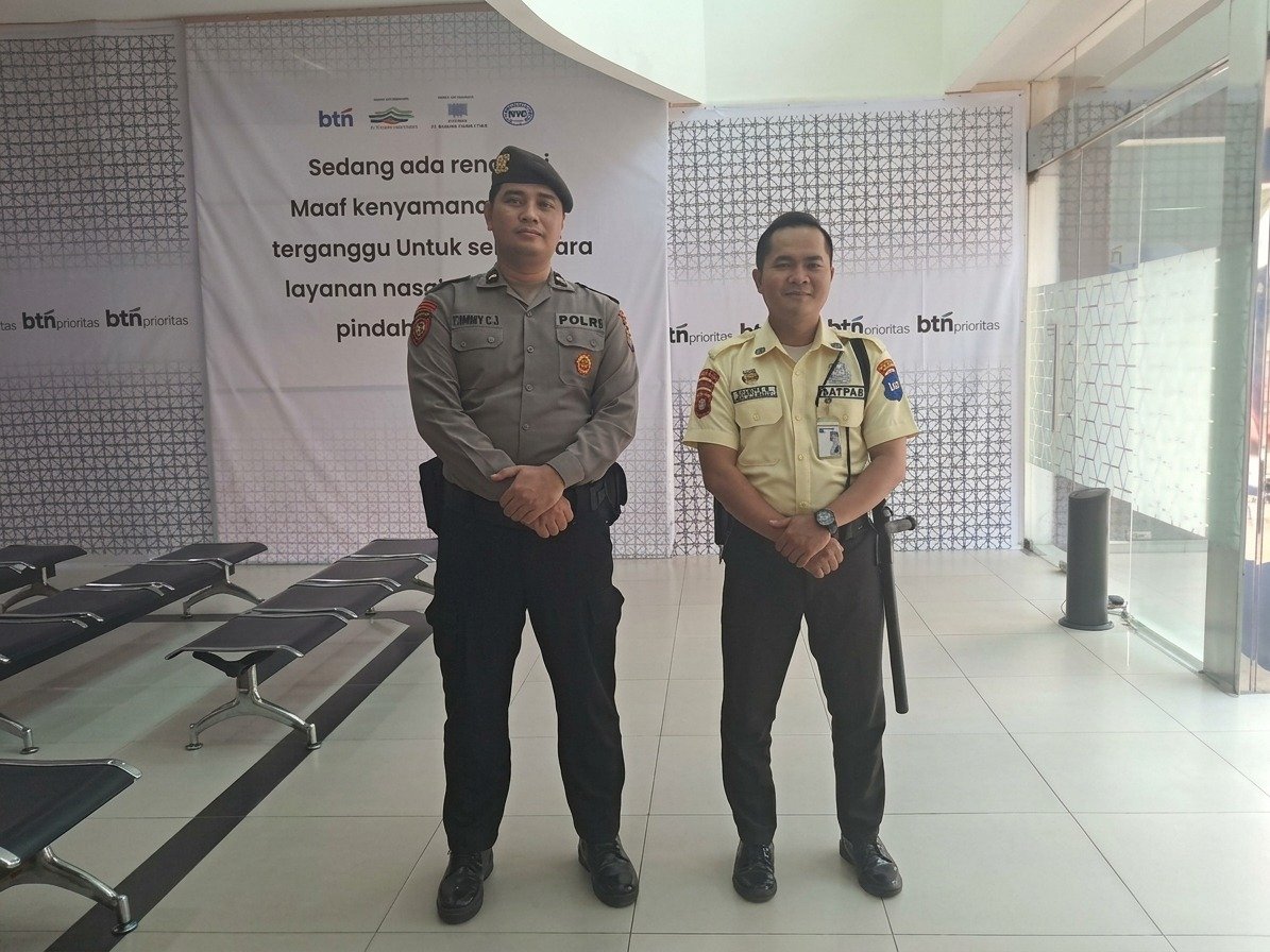 Perkuat Keamanan Perbankan, Satpamobvit Polresta Palangka Raya Bangun Sinergi