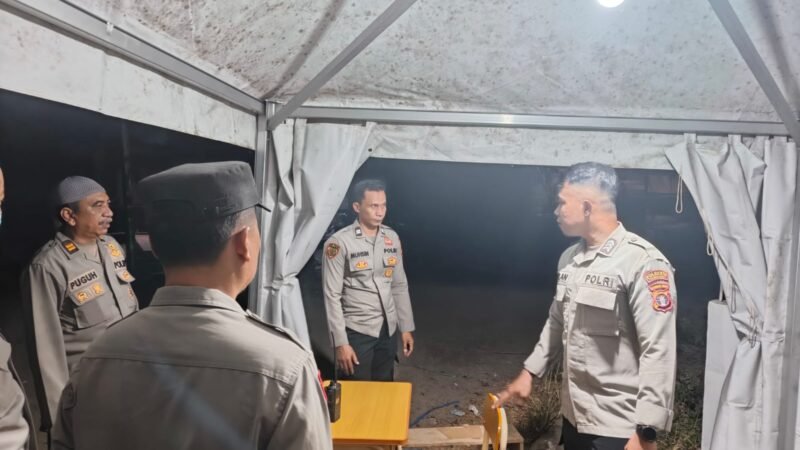 Patroli Malam, Regu 1 Tim 2 KRYD Polresta Palangka Raya Antisipasi Karhutla