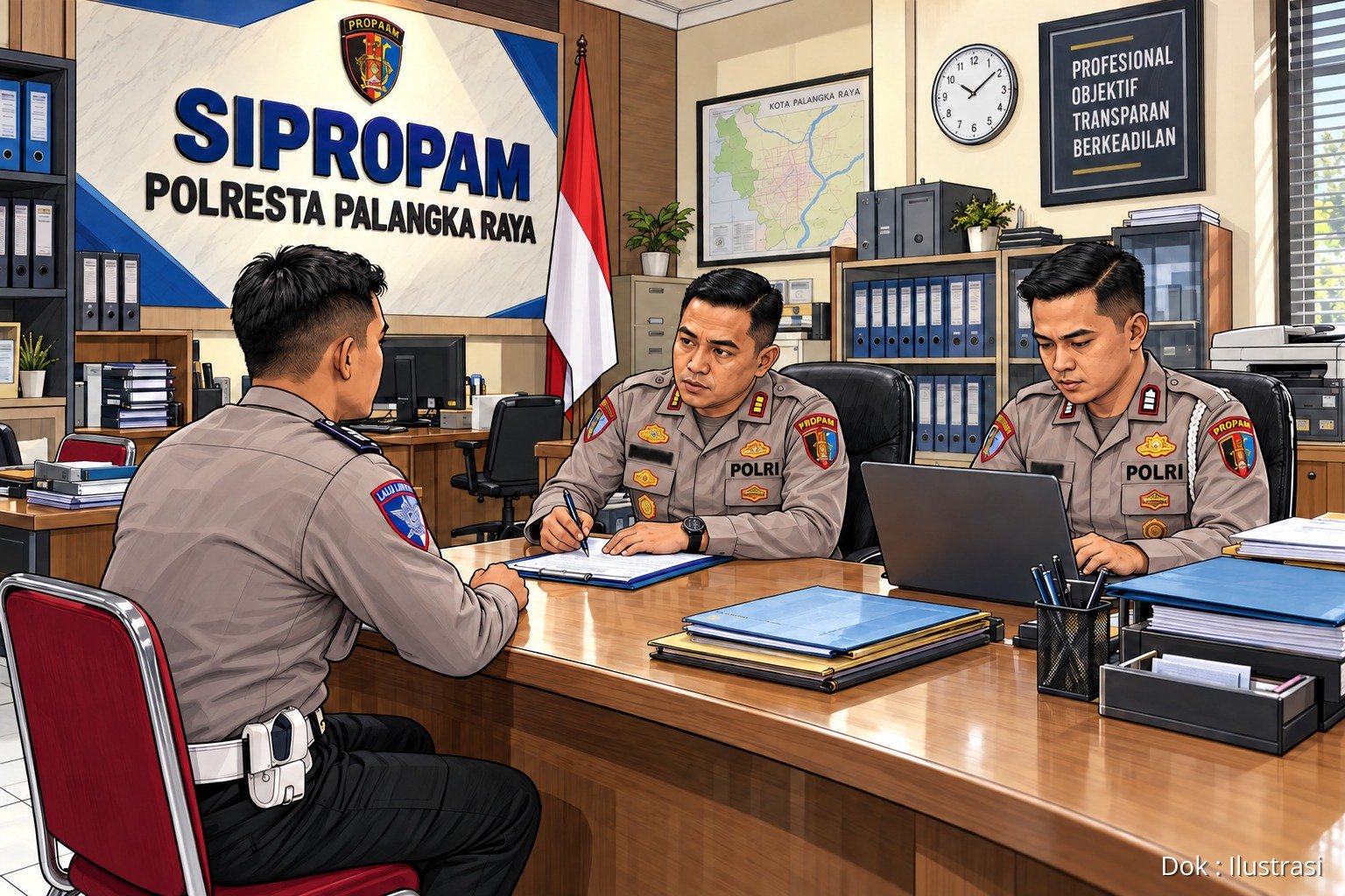 Klarifikasi Video Viral, Sipropam Polresta Palangka Raya Pastikan Tidak Ada Indikasi Pungli Anggota Satlantas