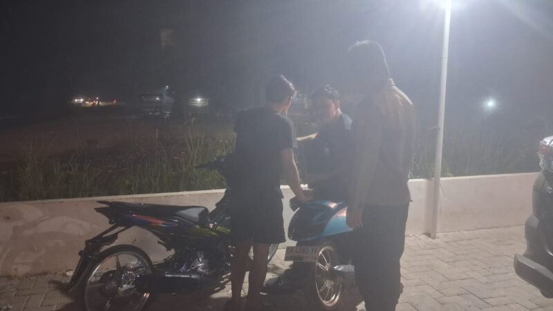 Tertibkan Knalpot Brong, Polsek Rakumpit Ingatkan Pemuda Jaga Kenyamanan Warga