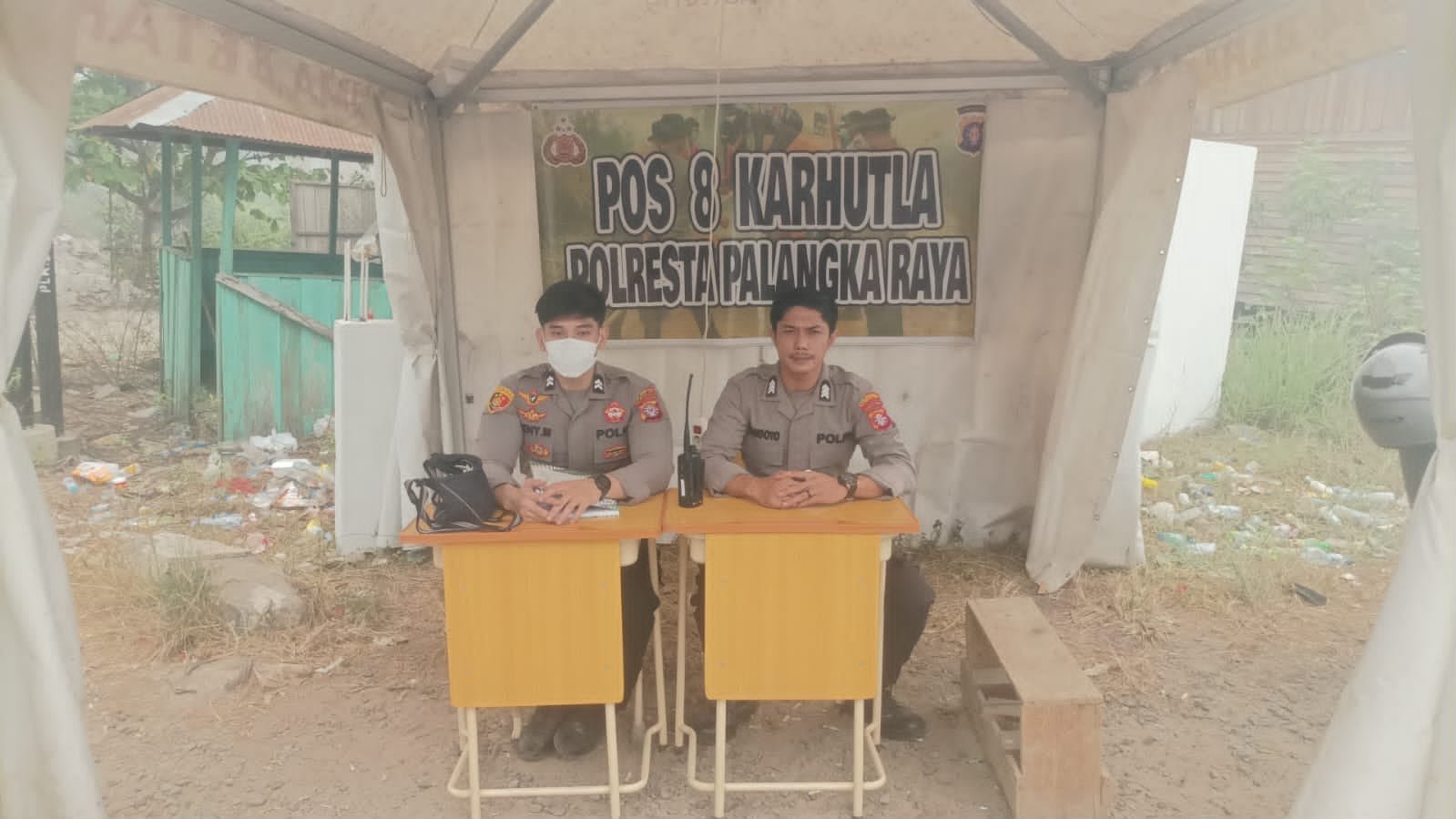 Pantau Lahan Rawan dan Posko Karhutla, Polresta Palangka Raya Tingkatkan Kesiapsiagaan