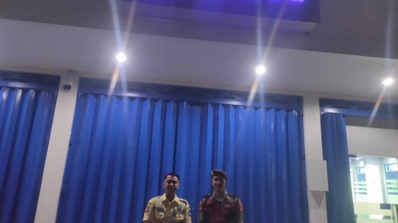 Saat Patroli Malam, Satsamapta Polresta Palangka Raya Sambangi Objek Vital