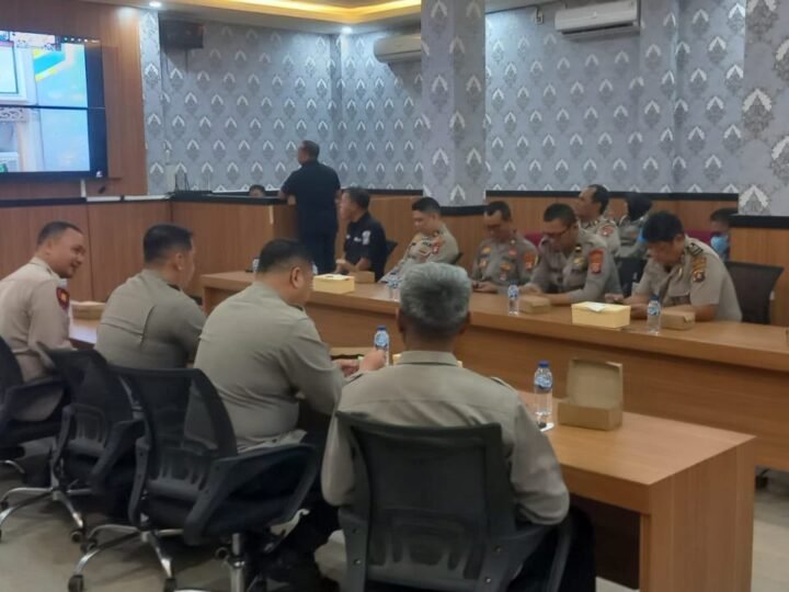 Di Rupatama, Polresta Palangka Raya Ikuti Taklimat Awal Audit Kinerja Itwasda Polda Kalteng