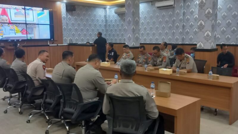 Di Rupatama, Polresta Palangka Raya Ikuti Taklimat Awal Audit Kinerja Itwasda Polda Kalteng