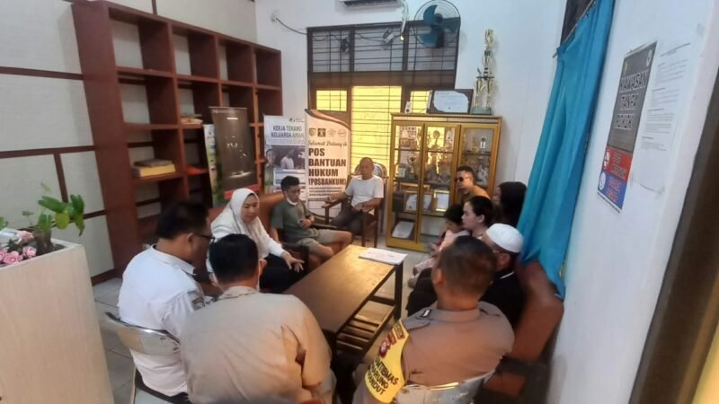 Kedepankan Musyawarah, Polsek Pahandut Dampingi Mediasi Hak Asuh Anak di Panarung