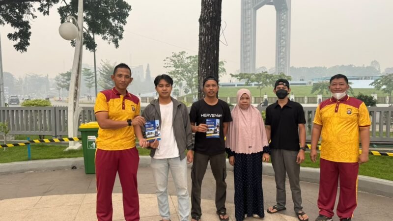 Kenalkan SMA Kemala Taruna Bhayangkara, Polresta Palangka Raya Sosialisasi SPMB di CFD