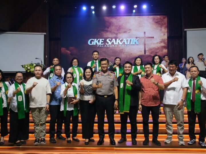 Minggu Kasih Kapolda Kalteng Bersama Jamaat Gereja, Perkuat Kedekatan Polri dengan Masyarakat