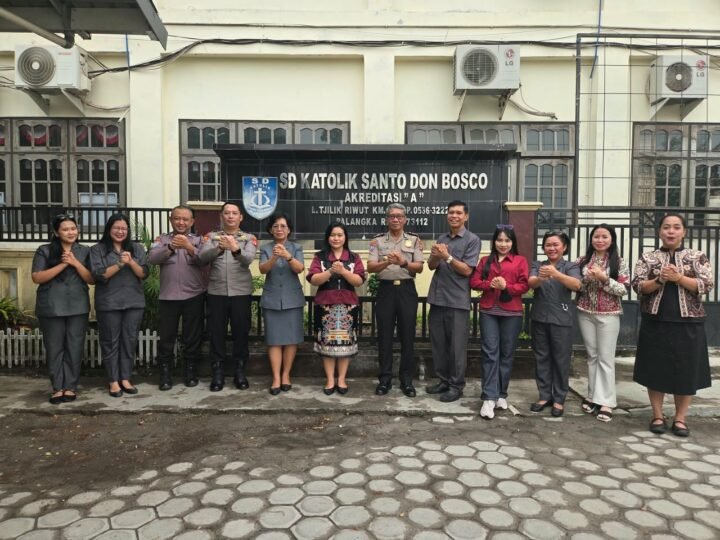 Peduli Pendidikan, Satbinmas Polresta Palangka Raya Berikan Edukasi di SD Santo Don Bosco