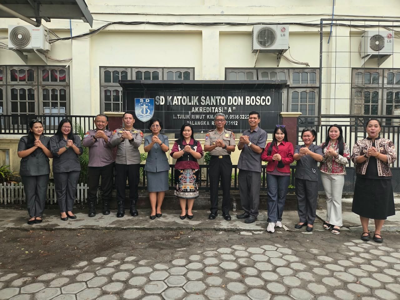 Peduli Pendidikan, Satbinmas Polresta Palangka Raya Berikan Edukasi di SD Santo Don Bosco