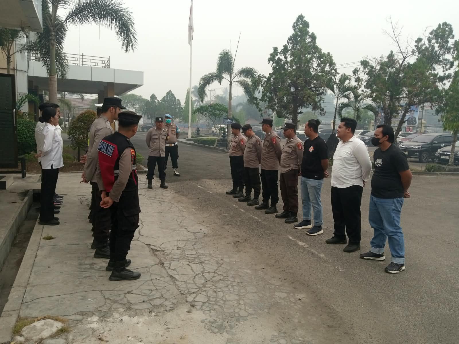 Pastikan Pergantian Piket Berjalan Tertib, Pamapta I SPKT Pimpin Apel Serah Terima Dinas