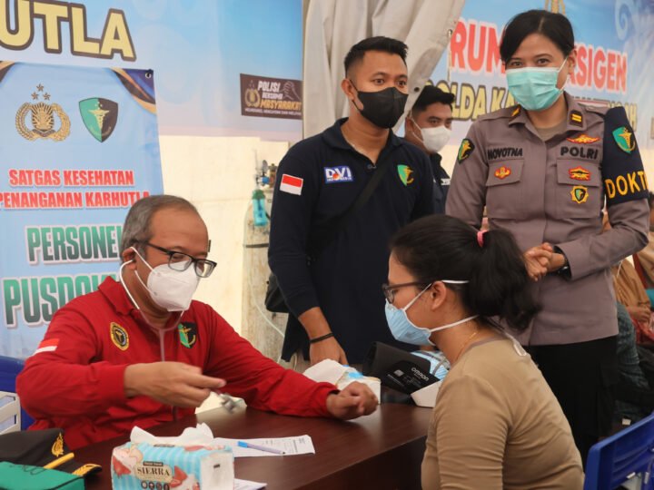 Peduli Kesehatan Masyarakat, Polda Kalteng Dirikan Rumah Oksigen 24 Jam di 7 Titik Palangka Raya