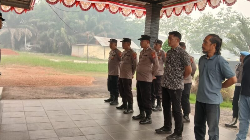 Pimpin Apel di Mako, Kapolsek Rakumpit Ingatkan Personel Pahami Program Prioritas Kapolri
