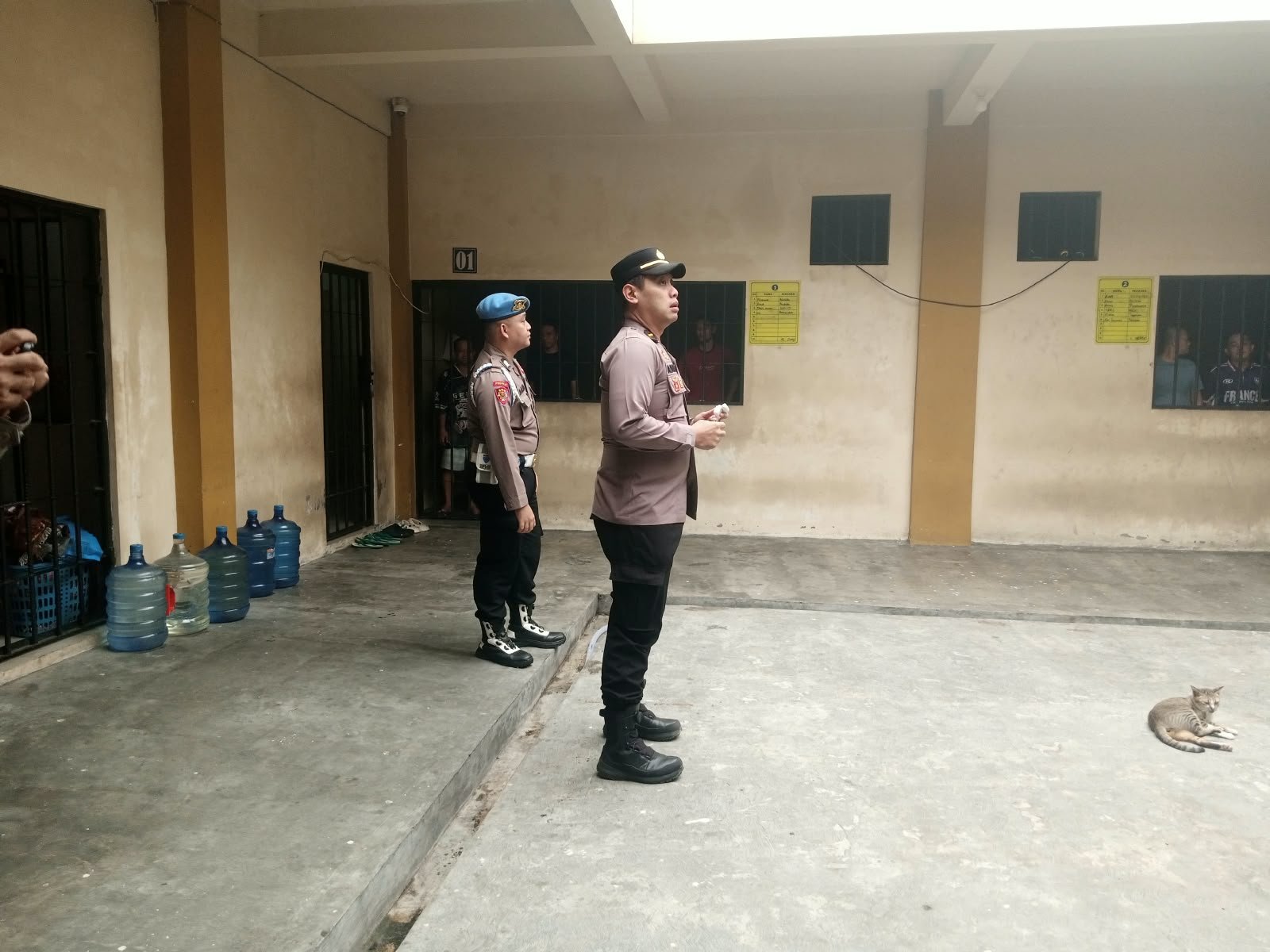 Pasca Apel, Pamapta II SPKT Polresta Palangka Raya Periksa Kondisi Tahanan di Rutan