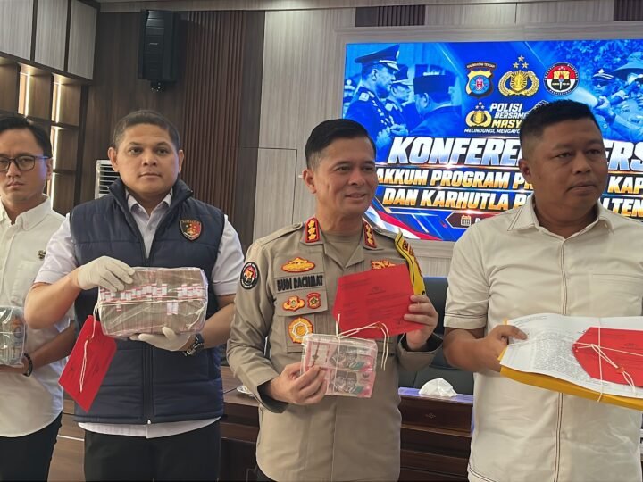 Rugikan Negara Rp717 Juta, Polda Kalteng Tahan 3 Tersangka Kasus Korupsi Pengadaan Bibit Ikan Nila di Kapuas