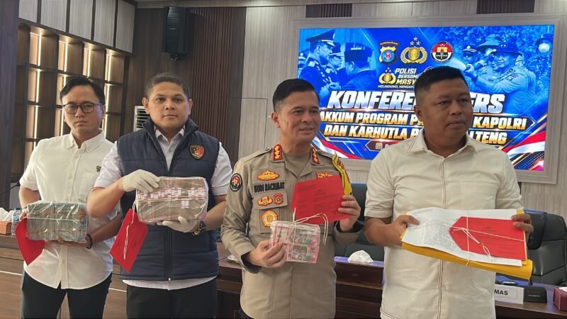 Rugikan Negara Rp717 Juta, Polda Kalteng Tahan 3 Tersangka Kasus Korupsi Pengadaan Bibit Ikan Nila di Kapuas