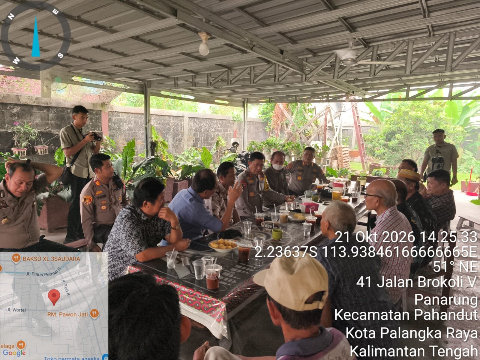 Kapolda Kalteng Bersama Dirbinmas Silaturahmi dan Ngopi Bareng Warga Toraja di Palangka Raya, Perkuat Sinergi Jaga Kamtibmas