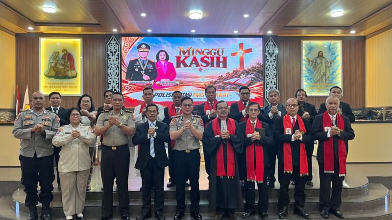 Minggu Kasih, Ditbinmas Polda Kalteng Sampaikan Pesan Kamtibmas dan Imbauan Pencegahan Karhutla di Gereja GKE Eka Sinta Palangka Raya